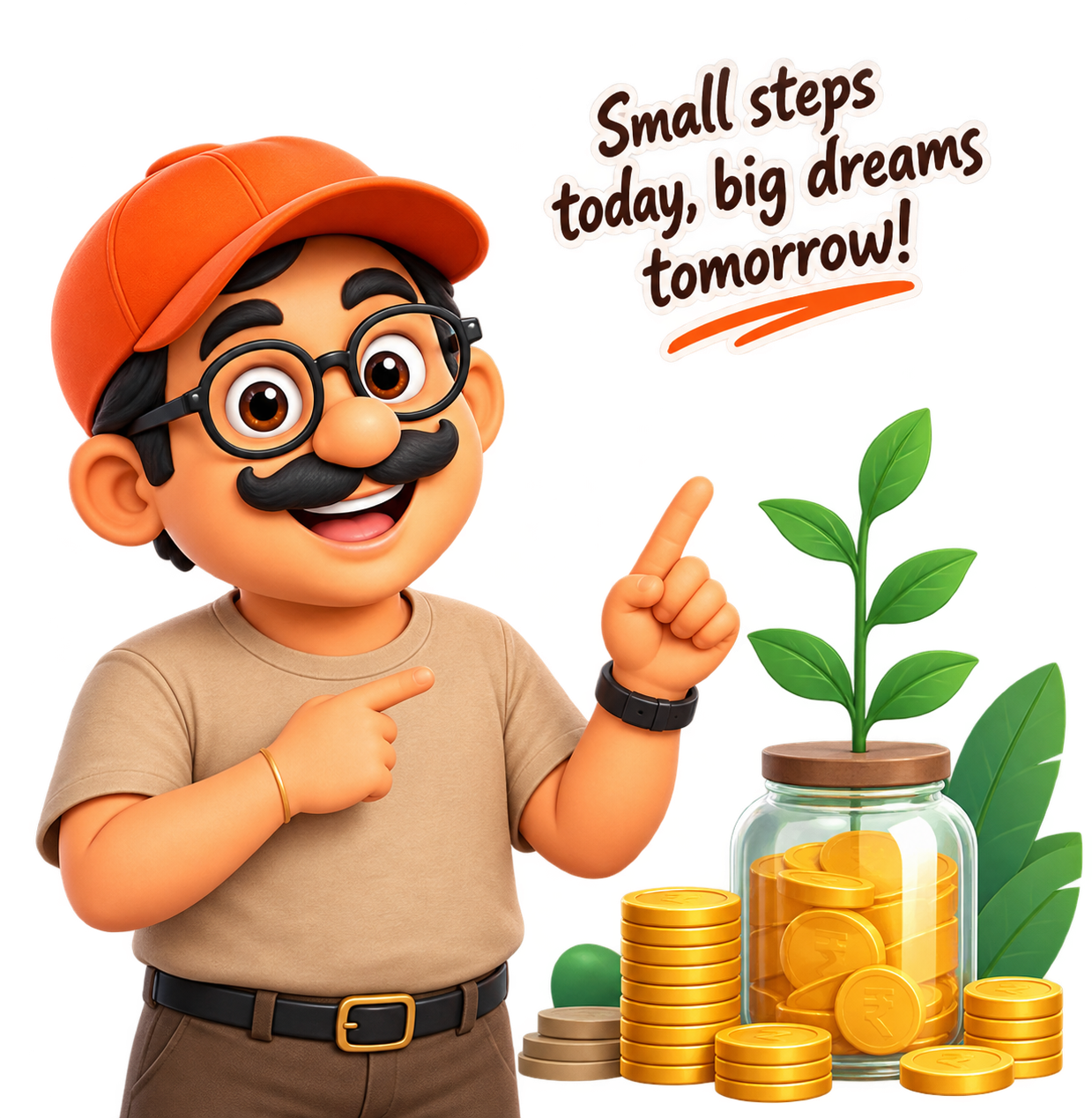 Hanu pointing to the PPF calculator