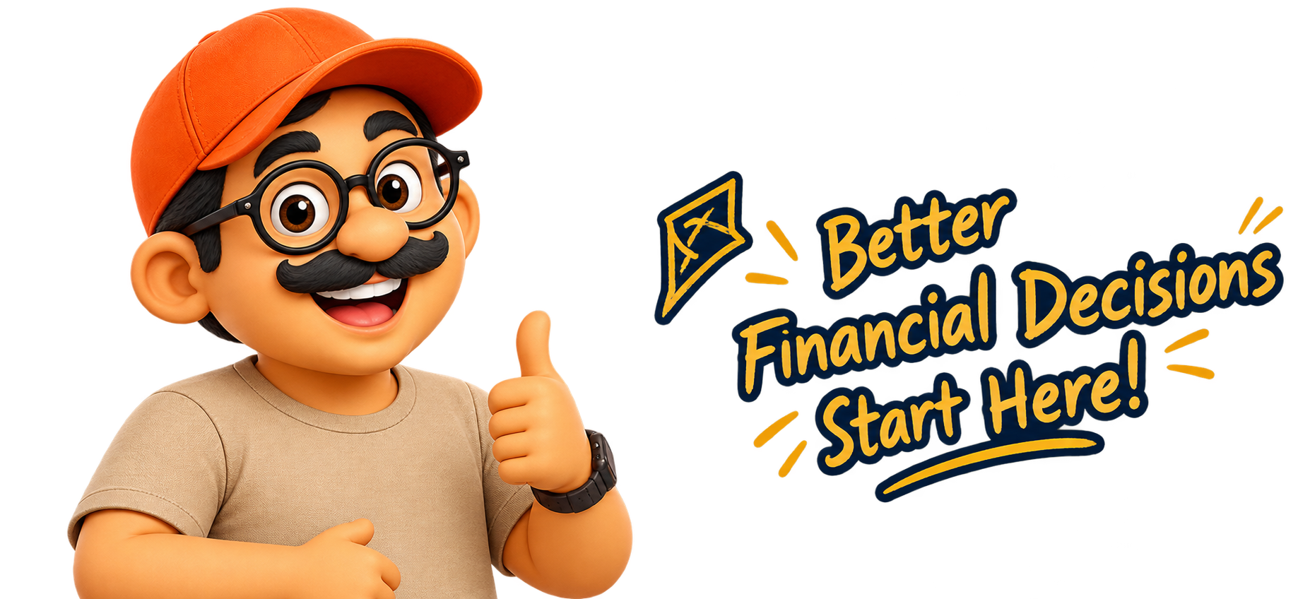 Hanu with the message Better Financial Decisions Start Here